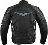 Classyak Men's Real Leather Motorbike Jacket